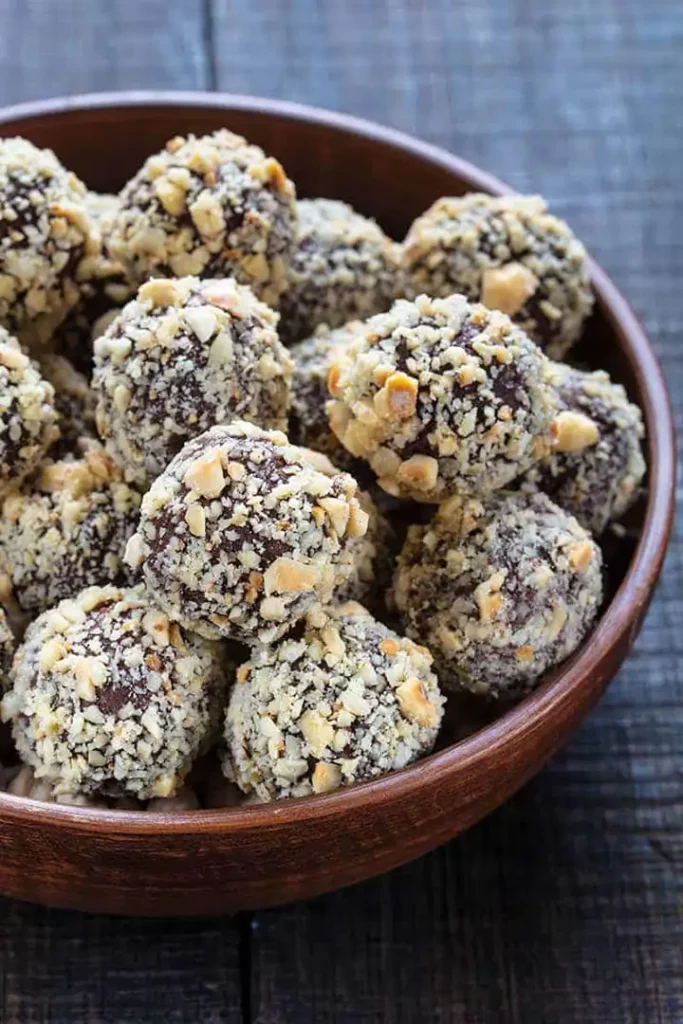 Hazelnut truffles