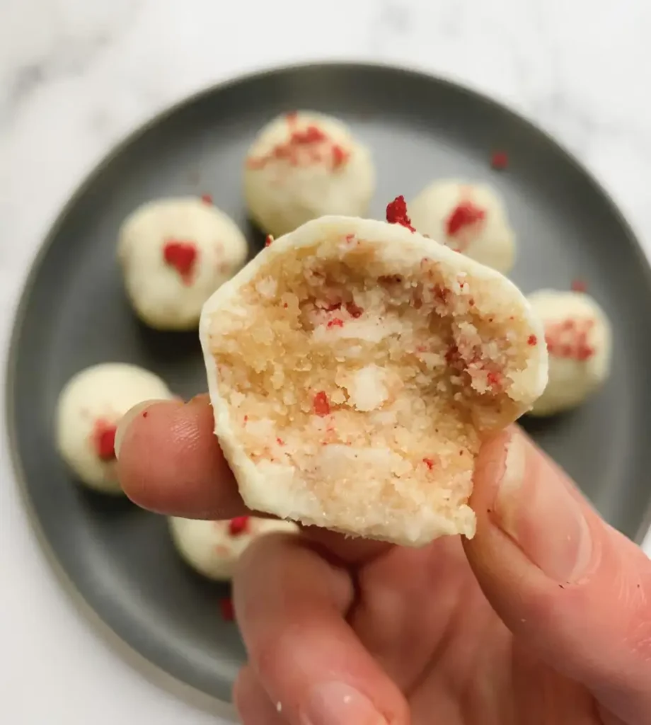 Strawberry Shortcake Truffles