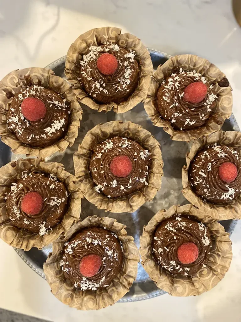 chocolate walnut cupcakes